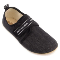 Living Kitzbühel Kid's Hook-and-Loop Model LK Lettering - Slippers -La Sporti Shoes Shop living kitzbuehel kids hook and loop model lk lettering slippers detail 7